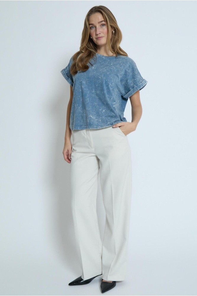 GIONA BATSLEEVE T SHIRT PC8309 1039P FADED DENIM PR